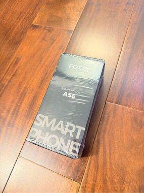 Fox A56 Smartphone Box in Black Packaging